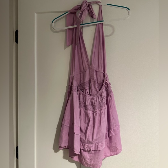 Free People purple mini dress. Size XS. Worn once. - Picture 2 of 4